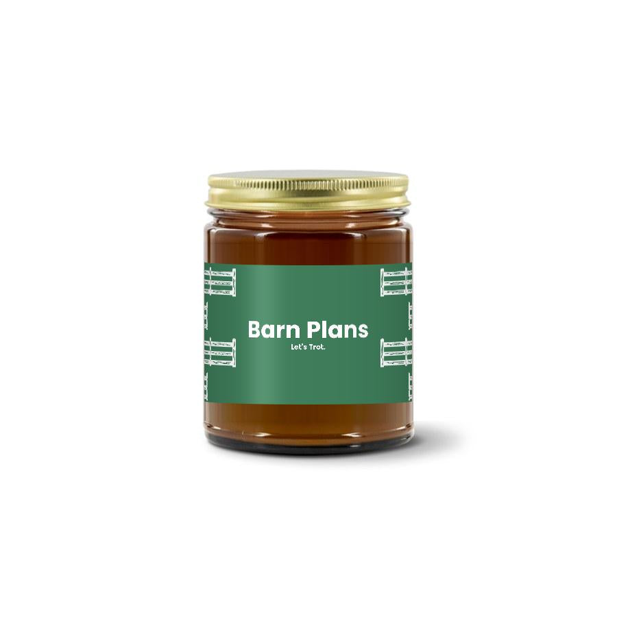 The Homestretch — Barn Plans · Designed · Soy Candle (9 oz)
