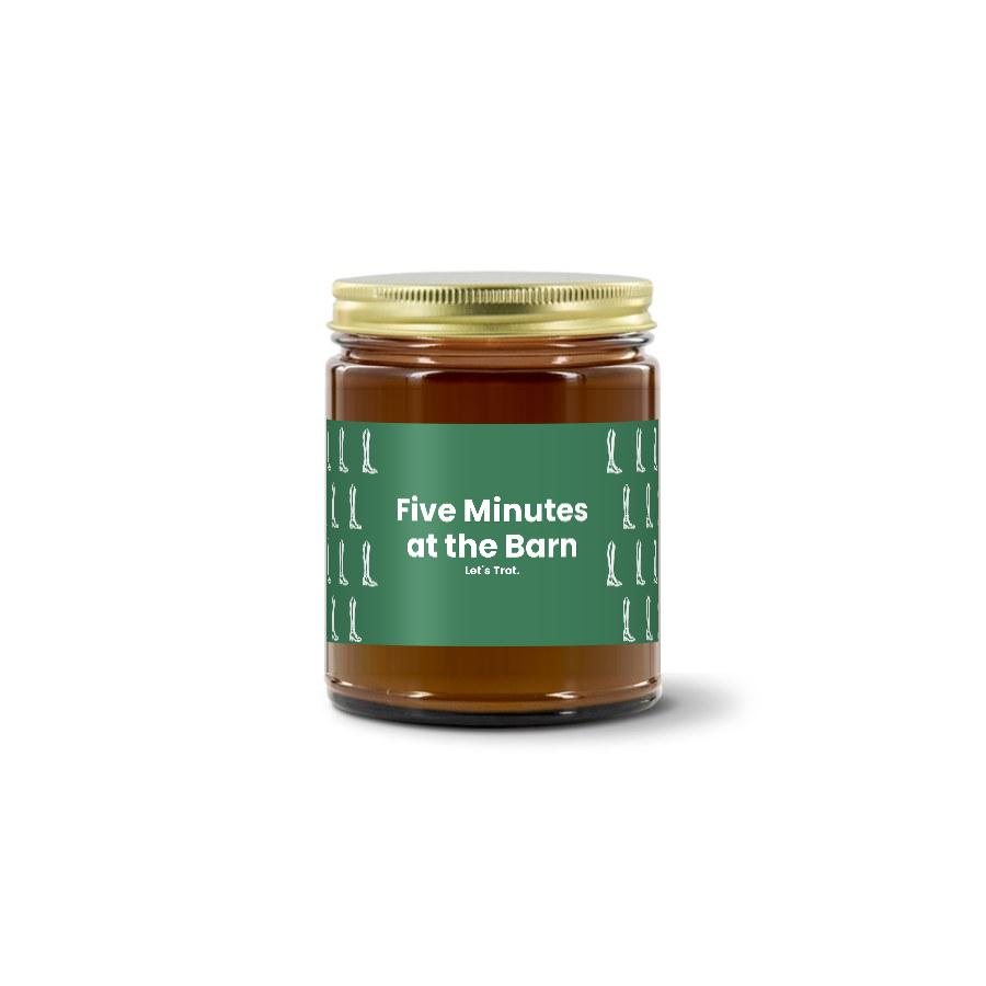 The Homestretch — Five Minutes at the Barn · Designed · Soy Candle (9 oz)