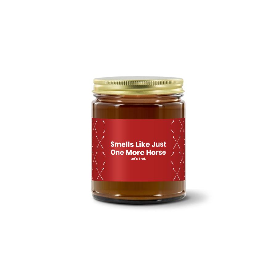 The Homestretch — Smells Like Just One More Horse · Designed · Soy Candle (9 oz)