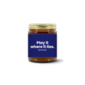 Turquoise Pursuits — Play It Where It Lies · Navy · Soy Candle (9 oz)