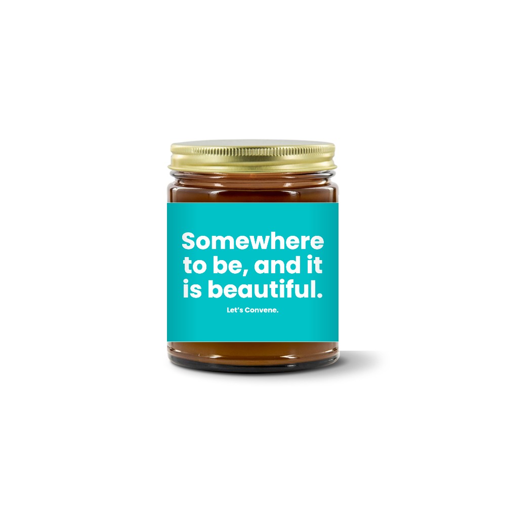 Turquoise Pursuits — Somewhere To Be, And It Is Beautiful · Turquoise · Soy Candle (9 oz)
