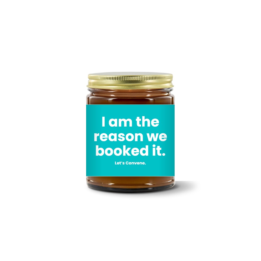 Turquoise Pursuits — I Am The Reason We Booked It · Turquoise · Soy Candle (9 oz)