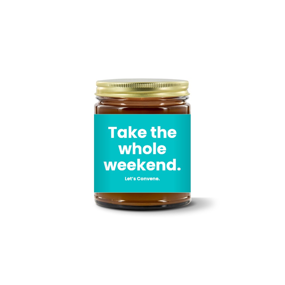 Turquoise Pursuits — Take The Whole Weekend · Turquoise · Soy Candle (9 oz)
