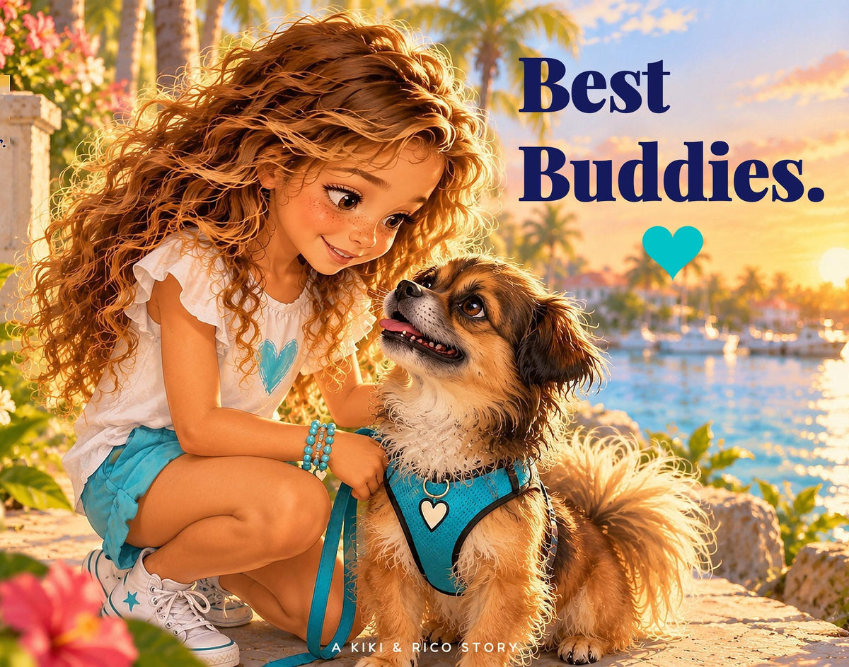 Best Buddies. · Kiki Metal Sign · A Kiki & Rico Story