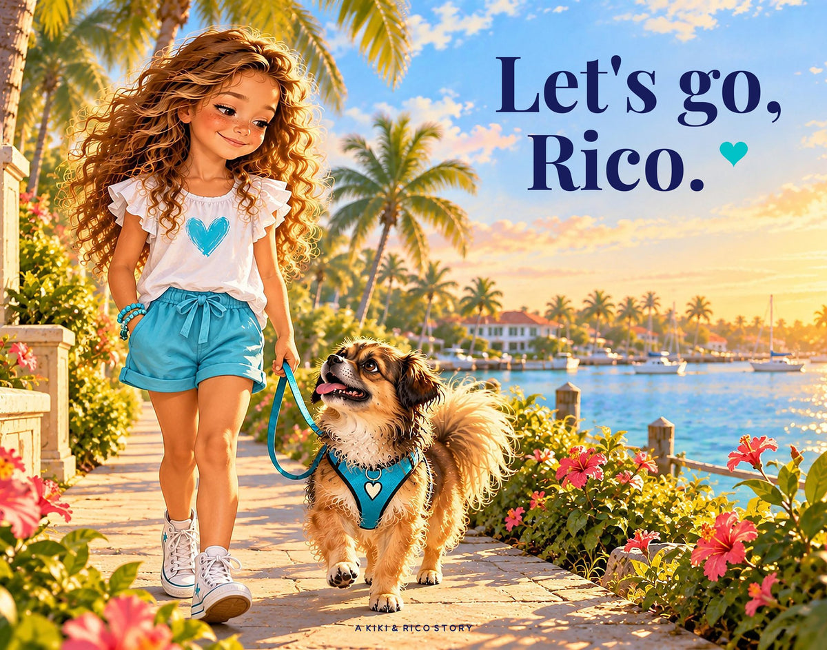 Let's go, Rico. · Kiki Metal Sign · A Kiki & Rico Story