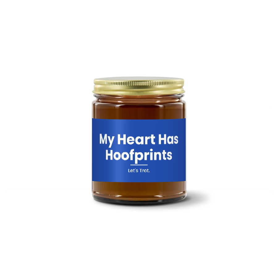 The Homestretch — My Heart Has Hoofprints · Soy Candle (9 oz)
