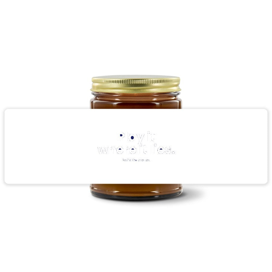 Turquoise Pursuits — Play It Where It Lies · Navy · Soy Candle (9 oz)