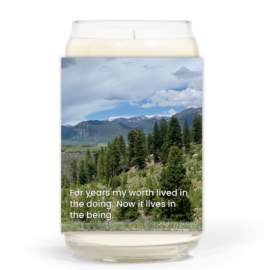 Rising Verse — Worth Lives in the Being · Soy Candle